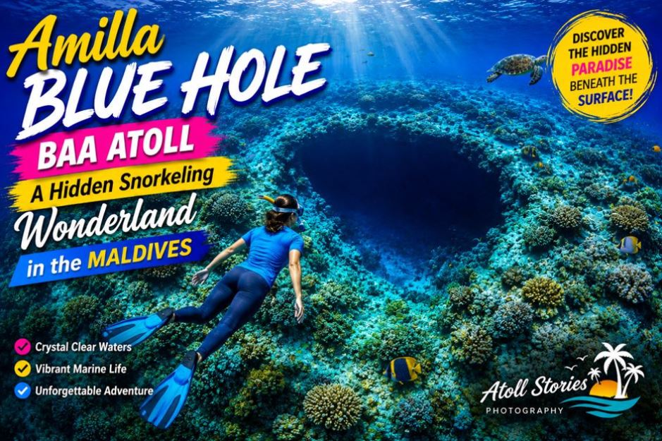 Amilla Blue Hole, Baa Atoll: A Hidden Snorkeling Wonderland in the Maldives