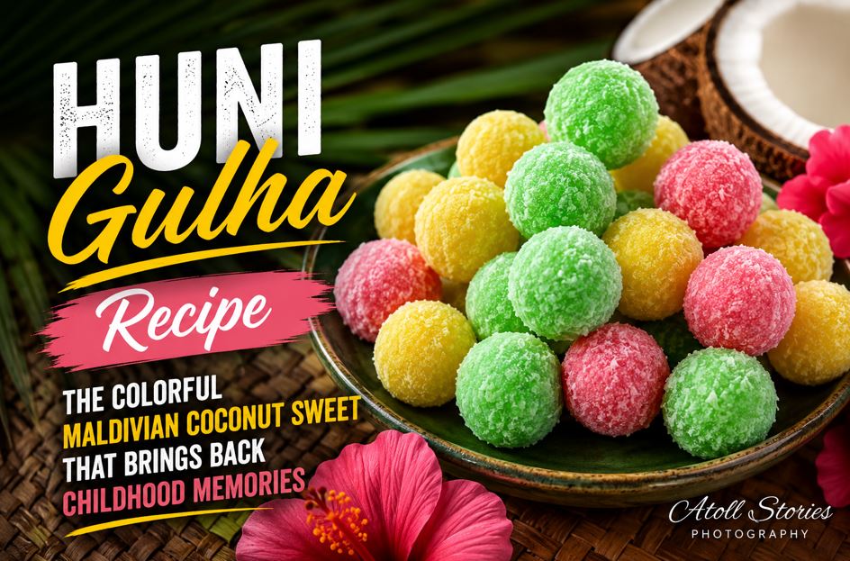 Huni Gulha Recipe: The Colorful Maldivian Coconut Sweet That Brings Back Childhood Memories