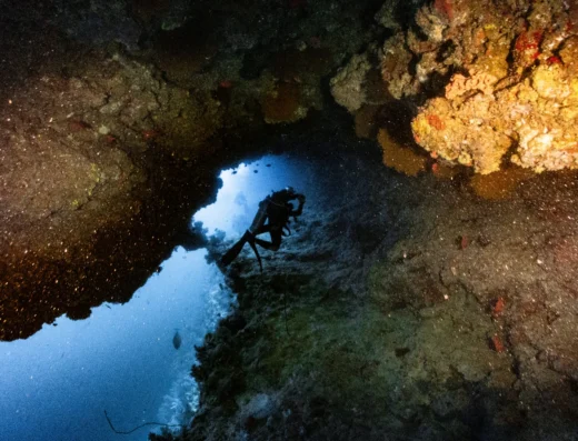 Diving in Dhangethi